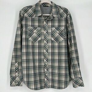 BANANA REPUBLIC PLAID COTTON‎ SHIRT
